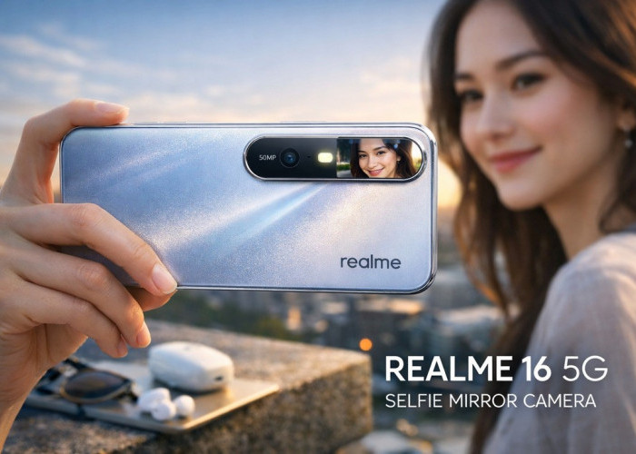 Siap Rilis Pekan Ini, Realme 16 5G Punya Cermin Swafoto di Kamera Belakang, Netizen Auto Penasaran