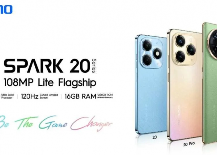 Review HP Sejutaan Tecno Spark 20 Pro, Mirip iPhone?  