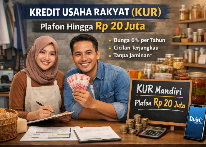 Bank Mandiri Luncurkan KUR dengan Plafon hingga Rp 20 Juta untuk Usaha Mikro, Cek Simulasinya