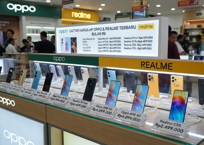 Update Harga HP OPPO dan Realme Bulan Ini, Mana yang Paling Menarik?