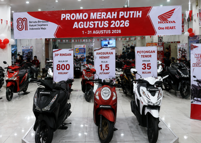 Rayakan Bulan Kemerdekaan Honda Sumsel Siapkan Penawaran Menguntungkan
