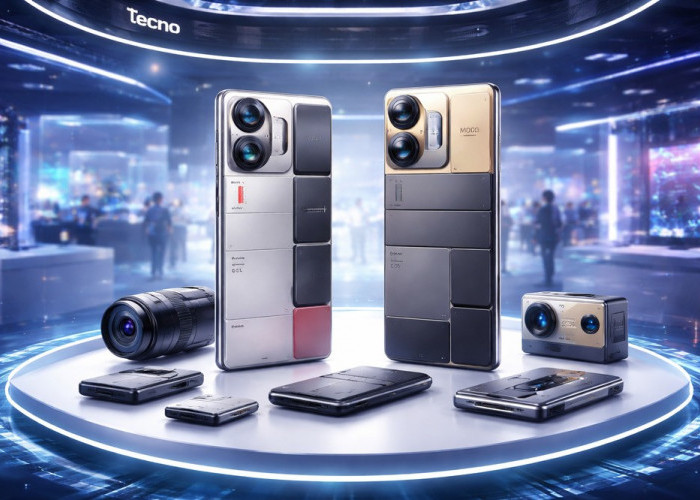 HP Bisa Bongkar Pasang? Tecno Pamer Konsep 'Gila' Gadget Futuristik