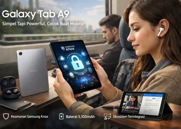 Tablet Simpel Tapi Powerful, Galaxy Tab A9 Cocok Buat Mobile, Ini 3 Keunggulannya