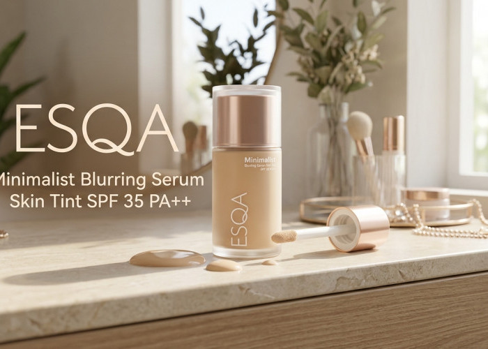 ESQA Minimalist Blurring Serum Skin Tint: Harga, Shade, Kandungan dan Hasilnya