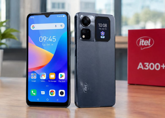 Kenali itel A300+, Smartphone Rp2 Jutaan dengan Layar Belakang Interaktif