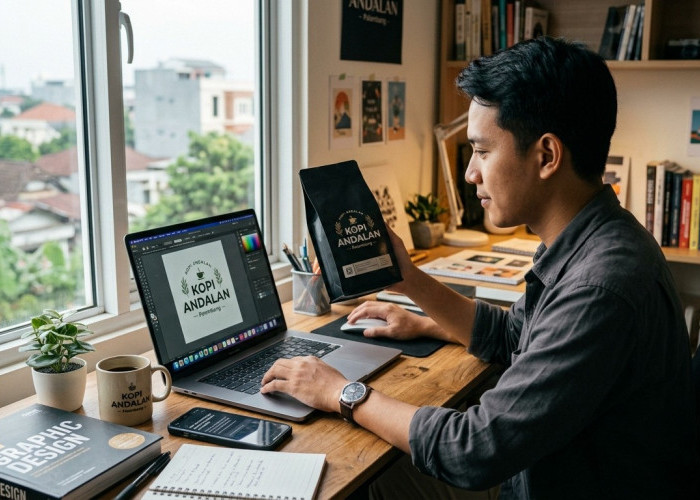 Dikira Bayar Vendor Mahal, Pebisnis Ini Sukses Bikin Logo Mewah Modal AI Gratis