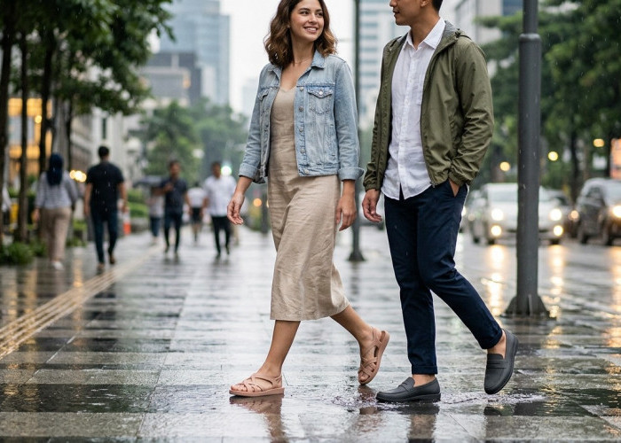 Dari Rapat ke Genangan Air: Sepatu Sandal Karet Ini Penyelamat Penampilan Formalmu!