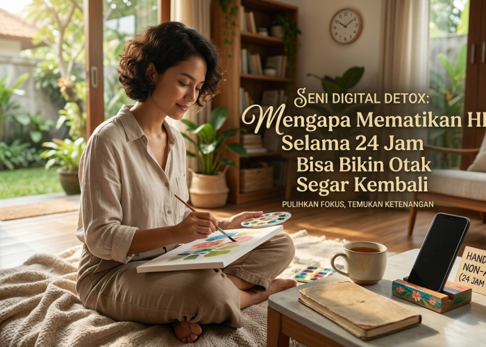 Seni Digital Detox: Trik Sederhana Bikin Otak Segar Tanpa Perlu Liburan Mahal