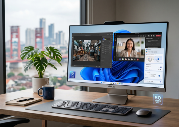 Revolusi Meja Kerja: ASUS V600 AiO Bawa Kekuatan AI Masa Depan.