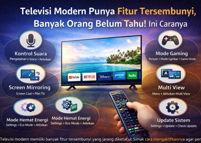 Fitur Rahasia Televisi Modern dan Cara Menggunakannya