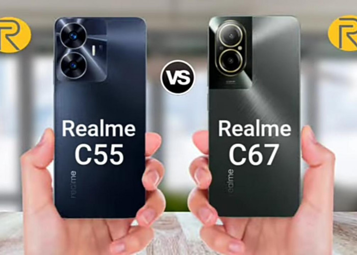 Spek Mantap dan Desain Memikat: Realme C67 vs Realme C55, Mending Mana? 