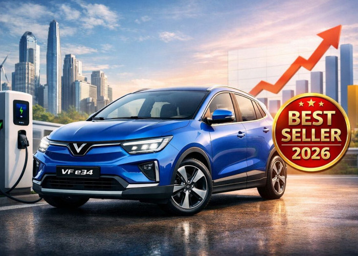 VinFast VF e34 Jadi Primadona 2026, Penjualannya Bikin Pabrikan Lain Ketar-Ketir, Ini Spesifikasinya!