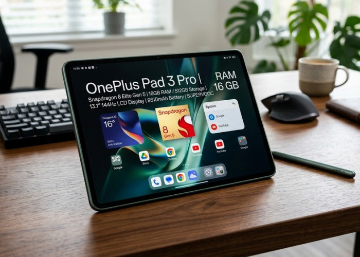 OnePlus Pad 3 Pro Lahir: Tablet Monster Pembunuh Laptop, Tabungan Auto Menangis!