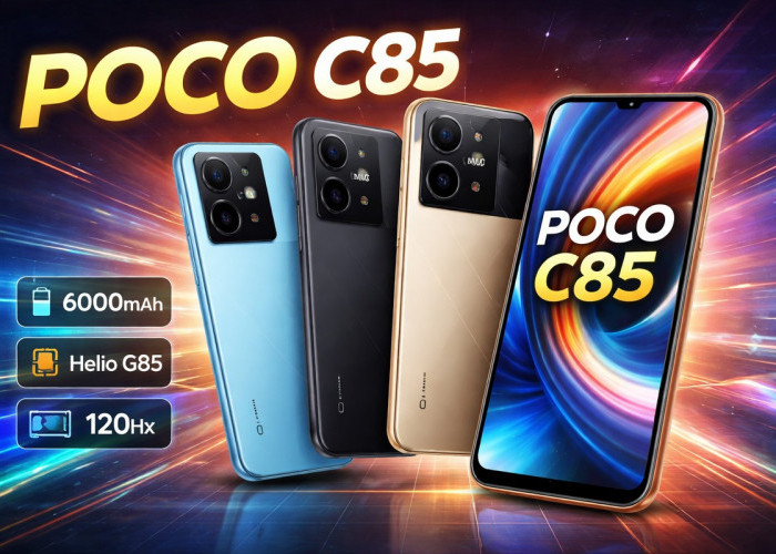 Poco C85 Tawarkan Layar Lebar dan Desain Kekinian