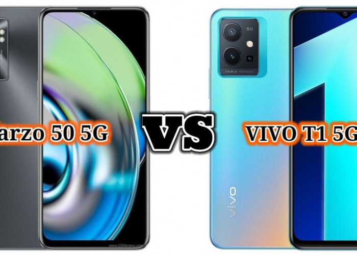 Selisih Rp300 Ribu, Adu Spek Vivo T1 5G vs Realme Narzo 50 5G, Lebih Oke Mana? 