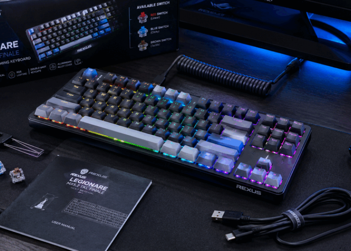 Rexus MX5.2 TKL Finale Tawarkan Keyboard Mekanikal Gaming dengan Harga Rp300 Ribuan