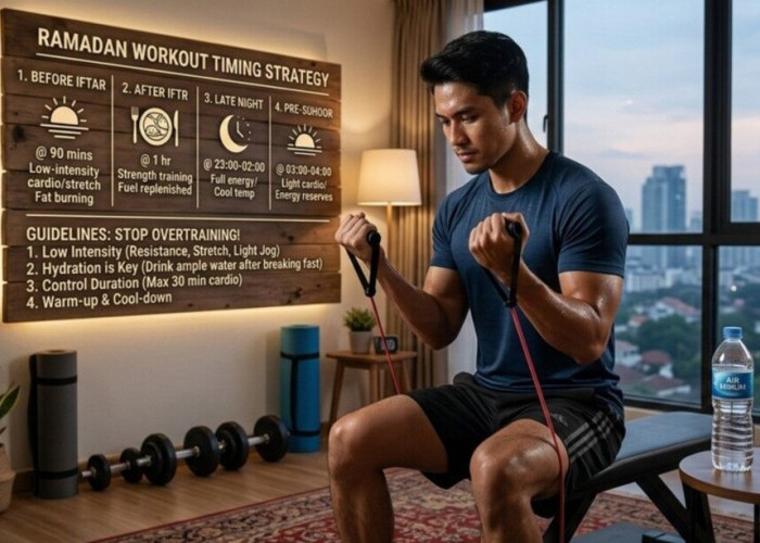 Setop Overtraining! Ini Timing yang Paling Efektif dan Aman Selama Ramadan