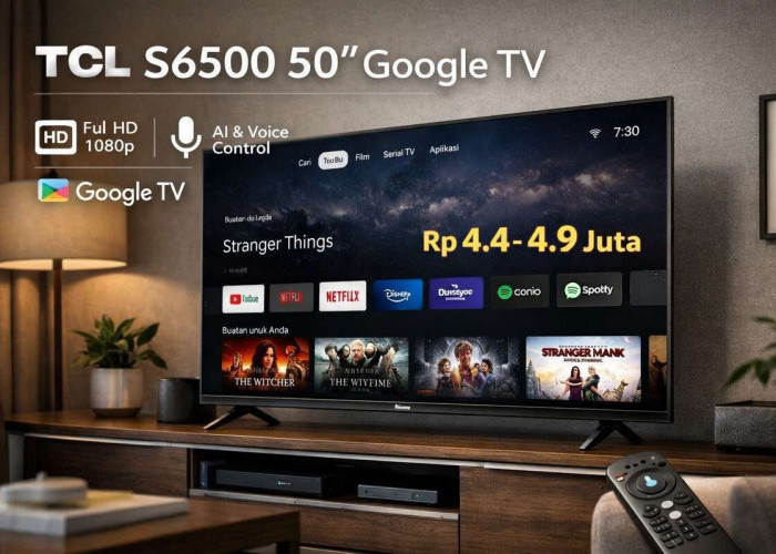 Harga Terbaru Smart TV TCL S6500 50 Inch Google TV, Masih Worth It Tahun Ini?