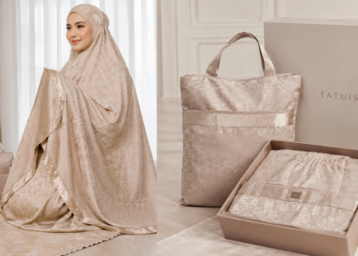Tatuis Pesona 009, Mukena Berbahan Armani Silk dengan Tampilan Berkelas