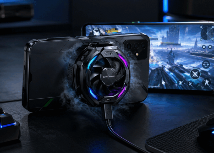 BLACK SHARK FunCooler 5 Magnetic, Cooler Smartphone 20W untuk Redam Panas Saat Gaming