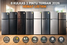 8 Kulkas 2 Pintu Terbaik 2026 Hemat Listrik, Lengkap Harga dan Spesifikasi