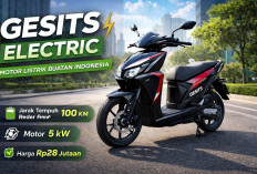 Gesits Electric Hadir dengan Teknologi Baterai Canggih dan Desain Futuristik