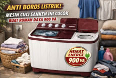 Anti Boros Listrik! Mesin Cuci Sanken Ini Cocok Buat Rumah Daya 900 VA