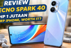 Tecno Spark 40 Hadir di Harga Rp1 Jutaan, Desainnya Mirip iPhone!