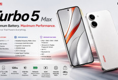 HP Redmi Turbo 5 Max Hadir dengan Kombinasi Performa dan Baterai Jumbo