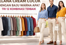 Inspirasi Outfit: 12 Warna Baju yang Cocok untuk Celana Cream