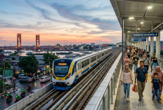 Lebih dari Sekadar Transportasi: Menikmati Sensasi Jalan Kaki Bebas Polusi di LRT Palembang