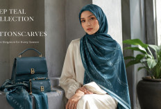 Deep Teal Jadi Andalan! Buttonscarves Tawarkan Nuansa Fashion yang Berbeda