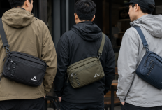 EIGER Safeguard Shoulder Bag 1A, Tas Pria Ringkas dengan Organizer Internal