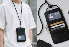 Tak Hanya Stylish, Dompet Leher Multifungsi Bantu Simpan Kartu Lebih Aman