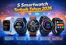 5 Smartwatch Terbaik Tahun 2026 Lengkap dengan Harga dan Spesifikasi