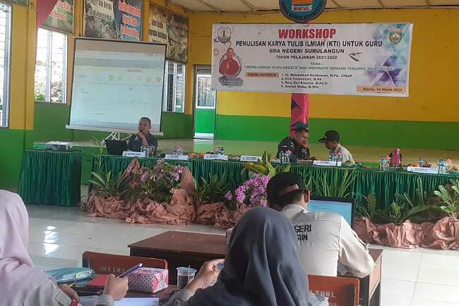 Bermanfaat Tambah Wawasan Guru, Gelar Workshop KTI