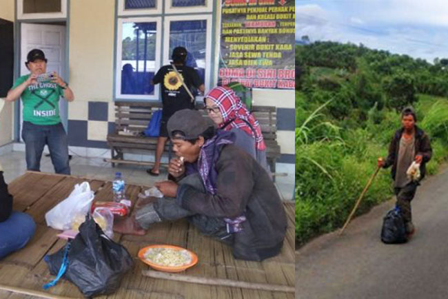 Orang Gila Mendaki Bukit Kaba Nggak Mau Turun