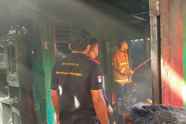 Rumah Warga Lubuklinggau Terbakar