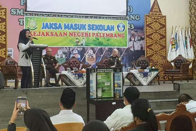Jaksa Masuk Sekolah, Cara Kejari Palembang Bekali Siswa Jauhi Narkoba dan Kenakalan Remaja