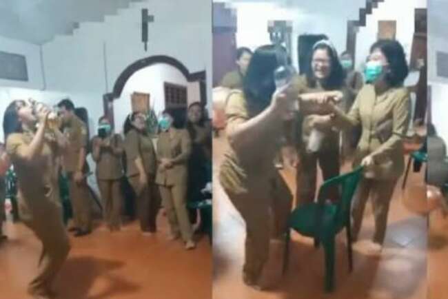 Video Perempuan PNS Joget Pegang Botol Miras, Ini Penjelasan Bupati…