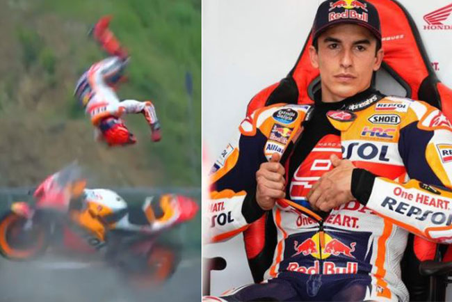 Semoga Cepat Sembuh, Marc Marquez Alami Gangguan Penglihatan Ganda