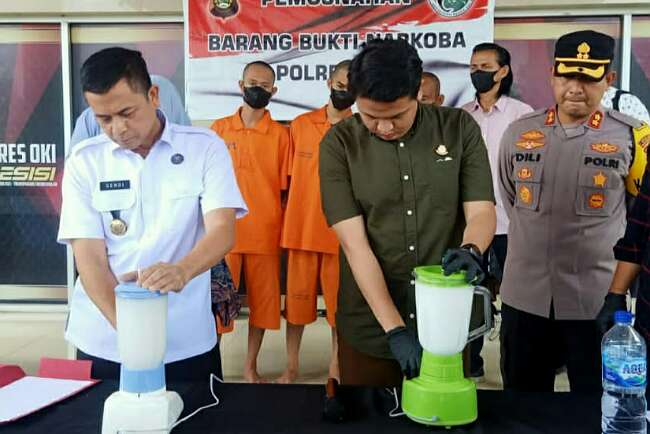 2 Pemuda Tertangkap Bawa Sabu 2 Kg dari Palembang Tujuan Teluk Gelam