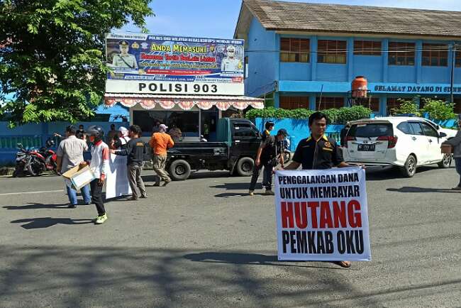 Ormas Galang Dana Bantu Pemda OKU Bayar Utang