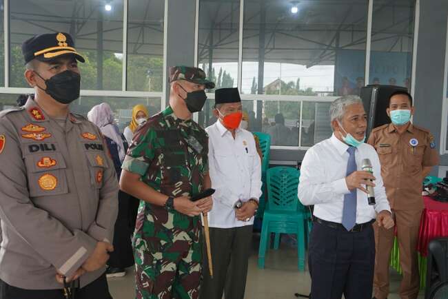 Anak-anak SD Negeri 14 Kayuagung Mulai Divaksin