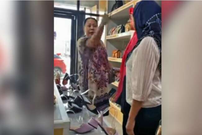 Emak Berdaster Marah di Toko Sepatu, Ngaku Istri Kajari