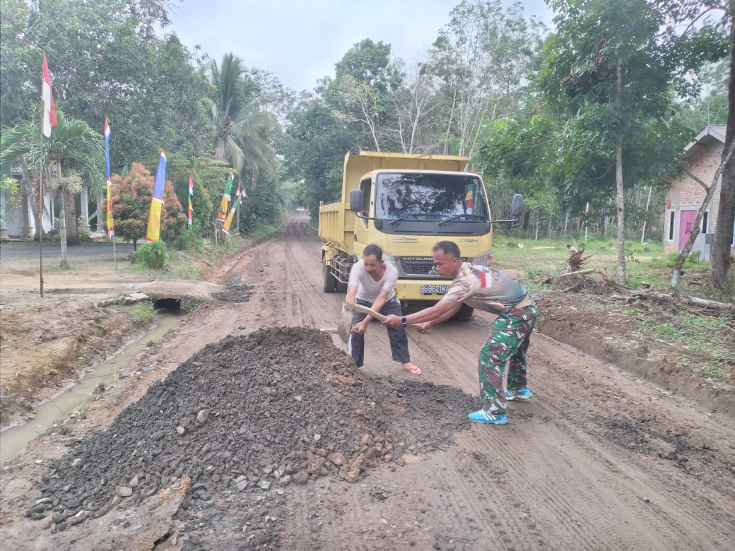 Berbagai Kendala, Pengerjaan Fisik TMMD Cahya Bumi Lempuing OKI Kelar 100 Persen