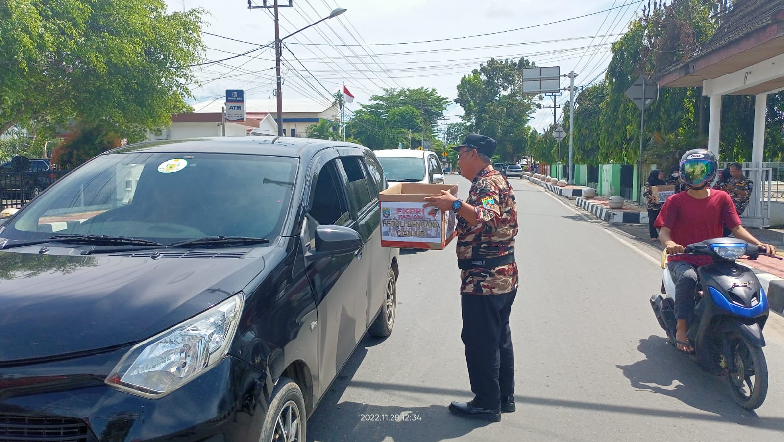 Prihatin Korban Gempa, KB FKPPI OKI Galang Donasi Peduli Cianjur