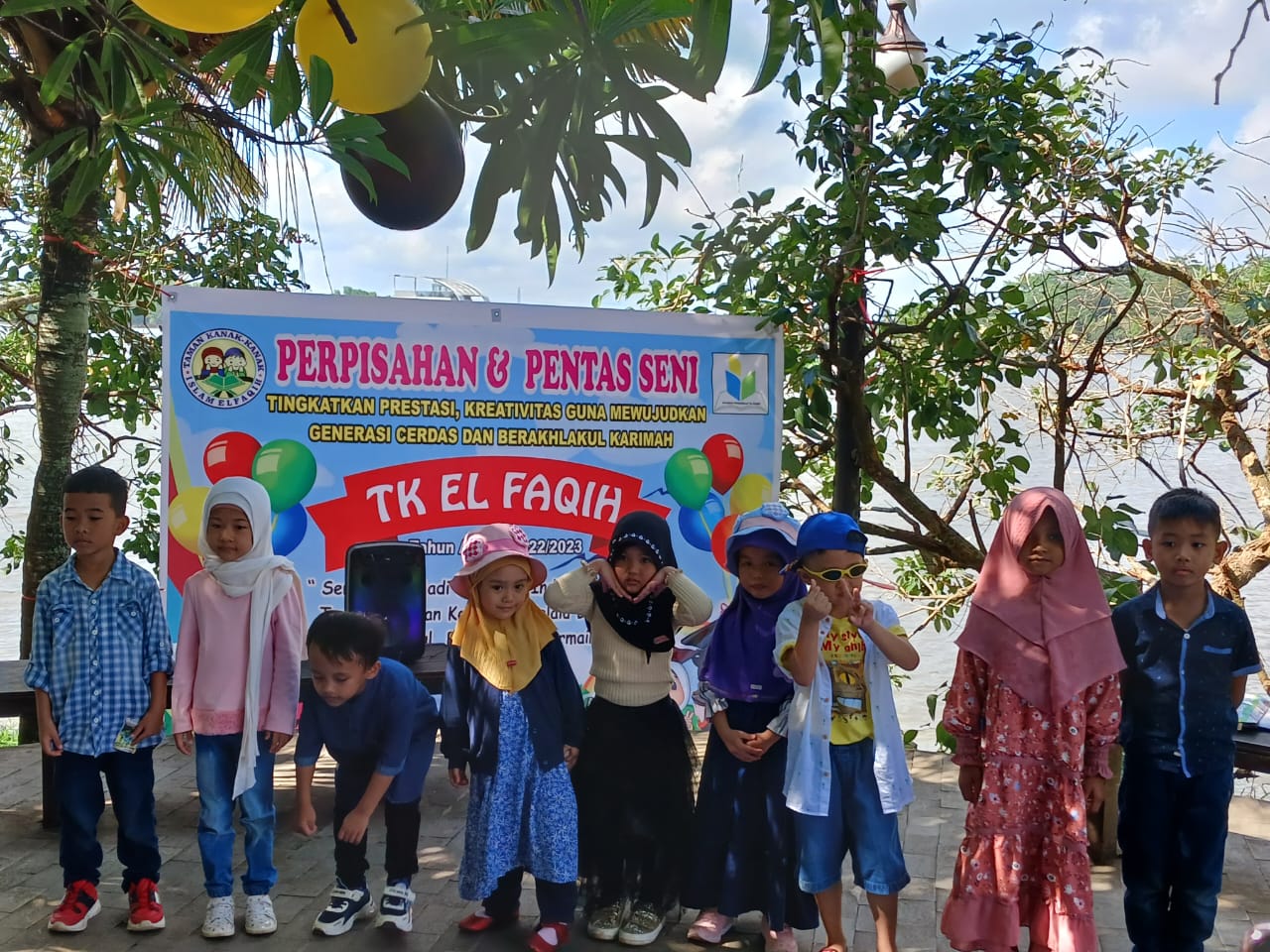 Usung Konsep Alam Perpisahan TK El Faqih di Danau Lapangan Tembak JSCC Meriah