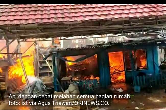Usai Sholat Jumat Warga Mendapati Rumah Dodi Terbakar