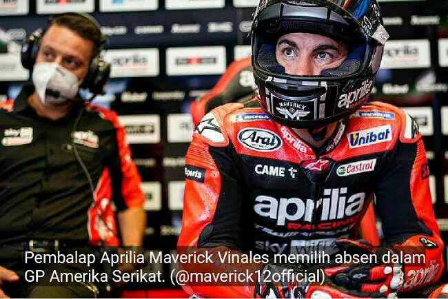 Sepupu Meninggal di Sirkuit Jerez,  Vinales Absen di GP Amerika Serikat